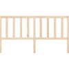 Čelo postele 186 x 4 x 100 cm masivní borovice [817756] (Barva Bílá)