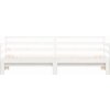 Válenda s přistýlkou 90 x 190 cm masivní borové dřevo [836154] (Barva Bílá)