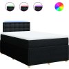 Box spring postel s matrací 120x200 cm textil [3289739] (Barva Černá)