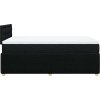 Box spring postel s matrací 120x200 cm textil [3289739] (Barva Černá)
