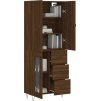 Skříň highboard 69,5 x 34 x 180 cm kompozitní dřevo [3198100] (Barva dub sonoma)