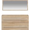 2dílný set koupelnového nábytku dřevotříska [833881] (Barva dub sonoma)