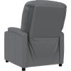 Polohovací křeslo umělá kůže [340959] (Barva Černá)