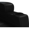 Polohovací křeslo umělá kůže [340959] (Barva Černá)