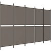 5dílný paraván 250x220 cm textil [350252] (Barva Antracitová)