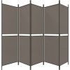 5dílný paraván 250x220 cm textil [350252] (Barva Antracitová)