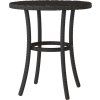3dílný bistro set s poduškami polyratan [365177] (Barva Černá)