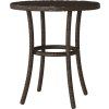3dílný bistro set s poduškami polyratan [365177] (Barva Černá)