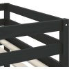 Dětská patrová postel se žebříkem 90x190 cm borové dřevo [835894] (Barva Černá)