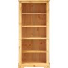 Knihovna s 5 policemi mexická borovice Corona 80x40x170 cm [243744] (Barva Hnědá)