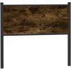 Čelo postele dub 100 cm kompozitní dřevo a ocel [4007794] (Barva Hnědý dub)