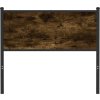 Čelo postele dub 100 cm kompozitní dřevo a ocel [4007794] (Barva Hnědý dub)
