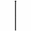 Kovové náhradní čelo postele 100 cm [374417] (Barva Bílá)