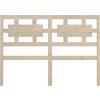 Čelo postele 145,5 x 4 x 100 cm masivní borovice [818040] (Barva Přírodní)