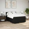 Box spring postel s matrací 160x200 cm textil [3287501] (Barva Tmavě šedá)