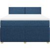 Box spring postel s matrací 160x200 cm textil [3287501] (Barva Tmavě šedá)