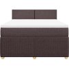Box spring postel s matrací 160x200 cm textil [3289801] (Barva Tmavě šedá)