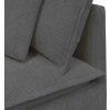 Modulární rohová pohovka s polštáři 100 cm [4104468] (Barva Tmavě šedá)