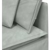 Modulární rohová pohovka s polštáři 100 cm [4104460] (Barva Tmavě šedá)