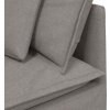 Modulární pohovka s polštáři textil [3321148] (Barva Tmavě šedá)