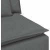 Modulární pohovka s polštáři [3321088] (Barva Tmavě šedá)