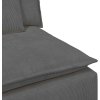Modulární středový modul pohovky s polštáři 100 cm [4104438] (Barva Tmavě šedá)