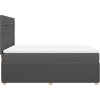 Box spring postel s matrací 140x200 cm textil [3292079] (Barva Světle šedá)