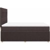 Box spring postel s matrací 140x200 cm textil [3292079] (Barva Světle šedá)