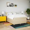 Box spring postel s matrací 140x200 cm textil [3289779] (Barva Světle šedá)