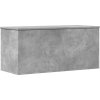 Úložný box 100 x 42 x 46 cm kompozitní dřevo [840663] (Barva Betonová šedá)