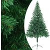 Umělý vánoční stromek s LED a sadou koulí 150 cm 380 větviček [3077488] (Barva Zelená)