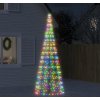 LED vánoční stromek na stožár 550 ch LED 300 cm [358115] (Barva Modrá)