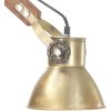 Nástěnná lampa industriální styl kulatá E27 [320577] (Barva Černá)