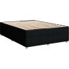 Box spring postel s matrací 140x200 cm textil [3294395] (Barva Černá)