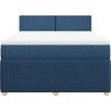 Box spring postel s matrací 140x200 cm textil [3287473] (Barva Tmavě šedá)
