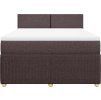 Box spring postel s matrací 140x200 cm textil [3287473] (Barva Tmavě šedá)