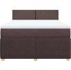 Box spring postel s matrací 140x200 cm textil [3289772] (Barva Světle šedá)