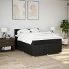 Box spring postel s matrací 140x200 cm textil [3289793] (Barva Světle šedá)