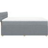 Box spring postel s matrací 140x200 cm textil [3287486] (Barva Světle šedá)