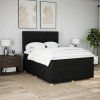 Box spring postel s matrací 140x200 cm textil [3292087] (Barva Tmavě šedá)