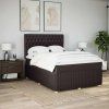 Box spring postel s matrací 140x200 cm textil [3292087] (Barva Tmavě šedá)