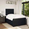 Box spring postel s matrací 120 x 200 cm samet [3294609] (Barva Růžová)