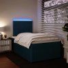 Box spring postel s matrací 120 x 200 cm samet [3294609] (Barva Růžová)