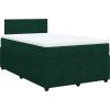 Box spring postel s matrací 120 x 200 cm samet [3290004] (Barva Světle šedá)