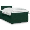Box spring postel s matrací 120 x 200 cm samet [3290004] (Barva Světle šedá)