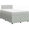 Box spring postel s matrací 120 x 200 cm samet [3290027] (Barva Růžová)