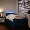 Box spring postel s matrací 120 x 200 cm samet [3290027] (Barva Růžová)