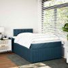 Box spring postel s matrací 120 x 200 cm samet [3290027] (Barva Růžová)