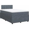 Box spring postel s matrací 120 x 200 cm samet [3290027] (Barva Růžová)