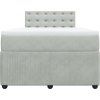 Box spring postel s matrací 120 x 200 cm samet [3290027] (Barva Růžová)